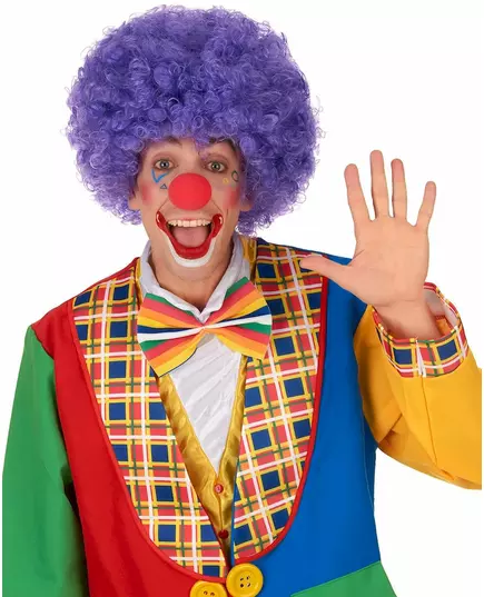 Wygodna fioletowa peruka afro disco dla dorosłych, image 2