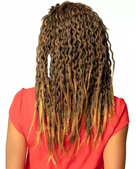 Peruka kasztanowa Rasta z damską opaską, image 2