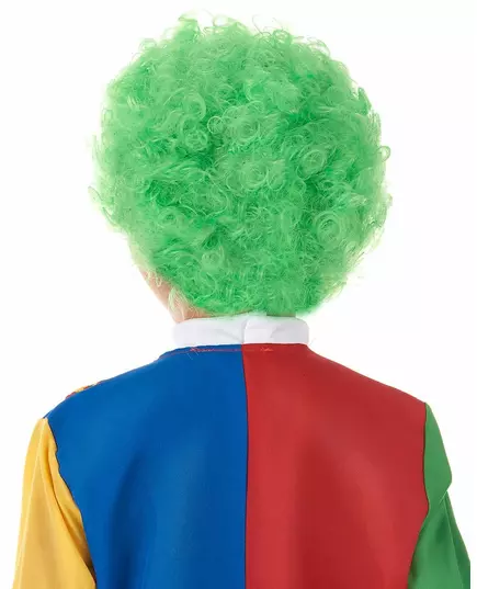 Zielona peruka klauna dla dzieci, image 2