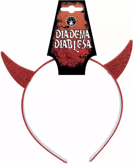Opaska z czerwonym diabłem dla dziewczynki, image 2