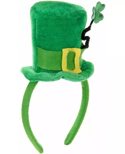 Damska opaska na głowę z mini kapeluszem Saint Patrick, image 2