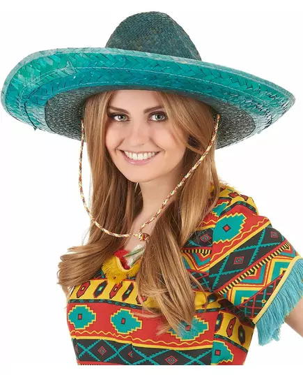 Dorosłe zielone meksykańskie sombrero, image 2