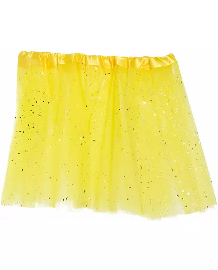 Żółta cekinowa spódniczka tutu dla dziewczynki, image 2