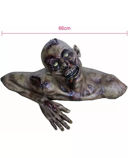 Dekoracja halloweenowa: popiersie zombie w naturalnej wielkości, image 2