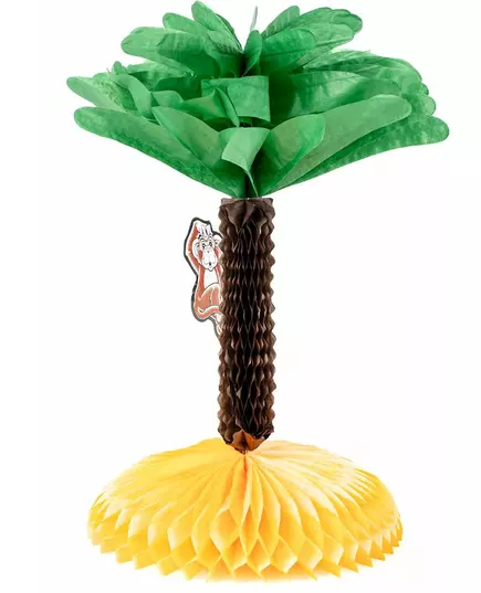 Hawajska ozdoba środkowa z liści palmowych 33 cm, image 2