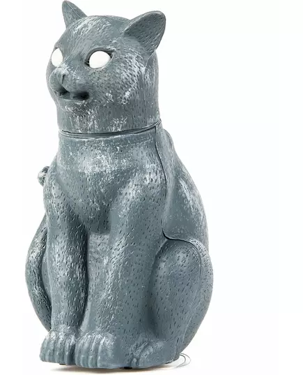 Czarny kot błyszczące oczy dźwięk i światło 30 cm, image 2