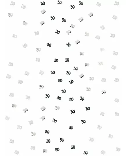 Konfetti stołowe drewniane 30 srebrne 10 gr, image 2