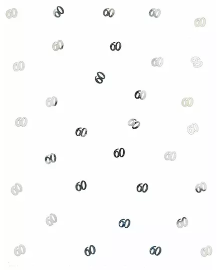 Konfetti stołowe drewniane 60 srebrne 10 gr, image 2