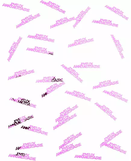 Konfetti urodzinowe w kolorze fuksji 15g, image 2