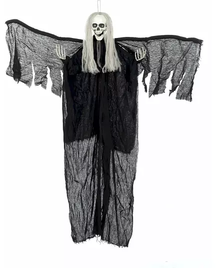 Czarny Anioł Śmierci Świecąca Wisząca Dekoracja 110cm, image 2
