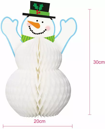 Dekoracja Bałwan 30 cm, image 2