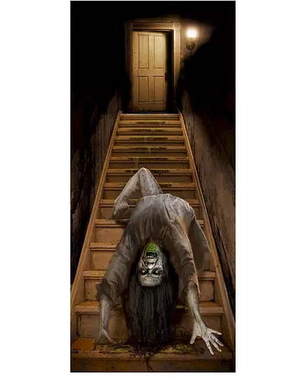 Dekoracja drzwi opętany zombie 80 x 180 cm, image 2