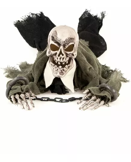 Halloweenowa animowana dekoracja szkieletu światłem i dźwiękiem, image 2