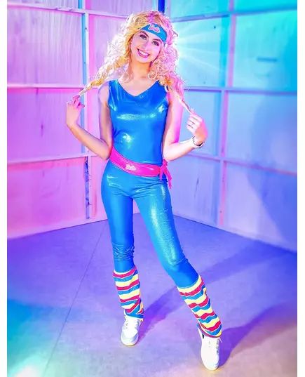 Damski kostium Barbie™ do aerobiku, Rozmiar: Large, image 2