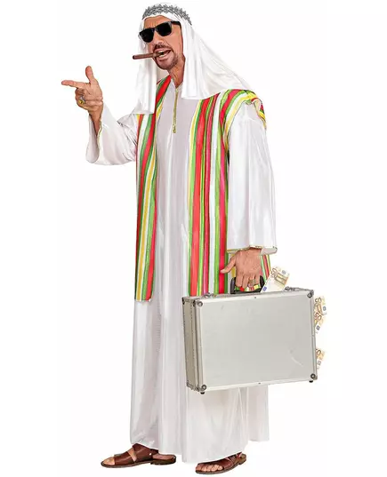 Przebranie kolorowego arabskiego szejka dla mężczyzn, image 2