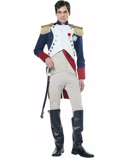 Kostium luksusowy cesarz francuski Napoleon dla mężczyzn, Rozmiar: Medium, image 2