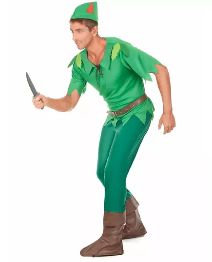 Zielony kostium człowieka z Nibylandii, Rozmiar: Medium, image 2