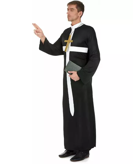 Kostium kapłana białego krzyża dla mężczyzn, Rozmiar: Medium/Large, image 2