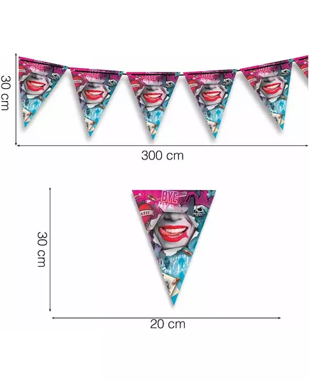 Girlanda z flagą Dangerous Girl 300 cm, image 2