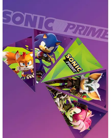 Sonic Prime 2m Banner Pennant Banner, image 2