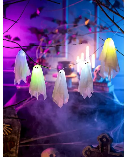 Girlanda Duchów Halloween Świecąca 150cm, image 2