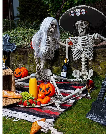 Halloweenowe czarne szkło na nóżce, image 2