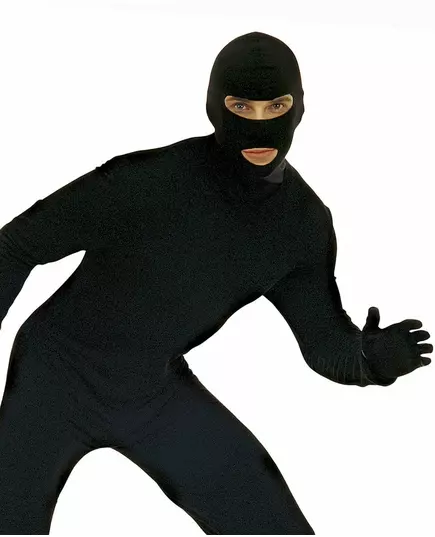 Kominiarka czarna dla dorosłych, image 2
