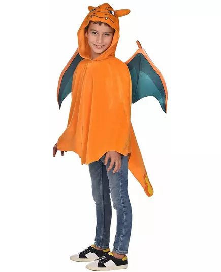 Peleryna Pokemon Charizard dla dzieci, Rozmiar: 3-7 lat (98 - 122cm), image 2