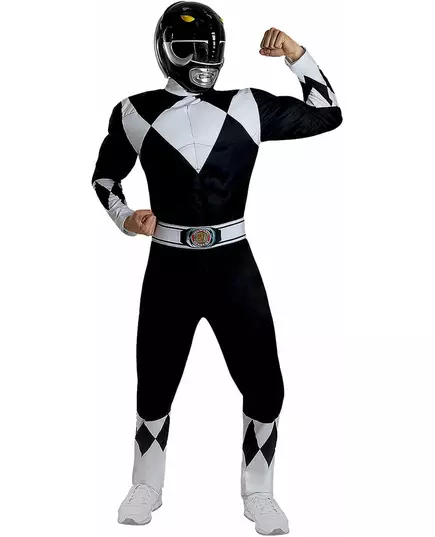 Czarny kask Power Ranger™ dla dorosłych, image 2