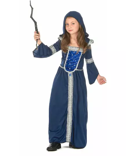 Nocno-niebieskie przebranie magika dla dziewczynki, image 2