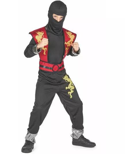 Kostium ninja żółtego smoka dla chłopca, Rozmiar: 4-6 lat (110-120 cm), image 2