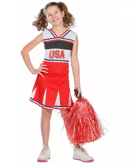 Kostium cheerleaderka USA dla dziewczynki, Rozmiar: 9 lat (125-135 cm), image 2
