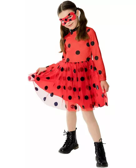 Kostium Biedronki Miraculous™ z halką dla małych dziewczynek, image 2