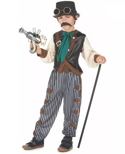 Steampunkowy kostium dandysa dla dzieci, Rozmiar: 10-12 lat (130-140 cm), image 2