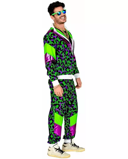 Kostium dresowy Neon Leopard Print Plus Size, Rozmiar: XX-Large, image 2