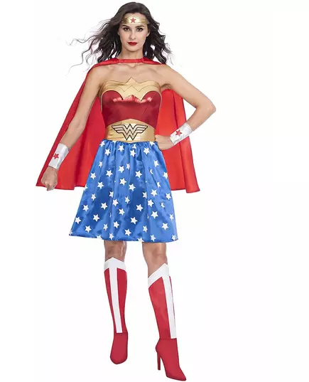 Klasyczny kostium Wonder Woman™ dla kobiet, Rozmiar: Small, image 2