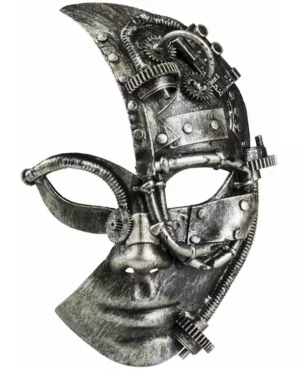 Półmaska robota Steampunk damska, image 2