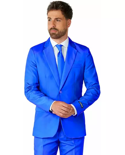 Suitmeister™ męski niebieski garnitur Mr. Solid, Rozmiar: Medium (EU 48-50), image 2