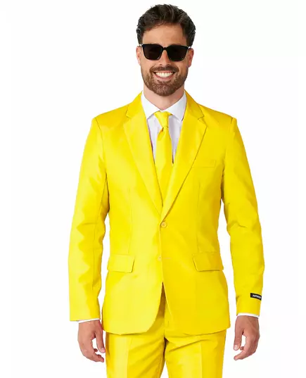 Suitmeister™ Męski Żółty Garnitur Mr. Solid, Rozmiar: XX-Large (EU 60-62), image 2