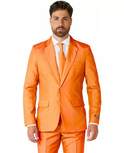 Garnitur męski Suitmeister™ Mr. Solid pomarańczowy, Rozmiar: X-Large (EU 56-58), image 2