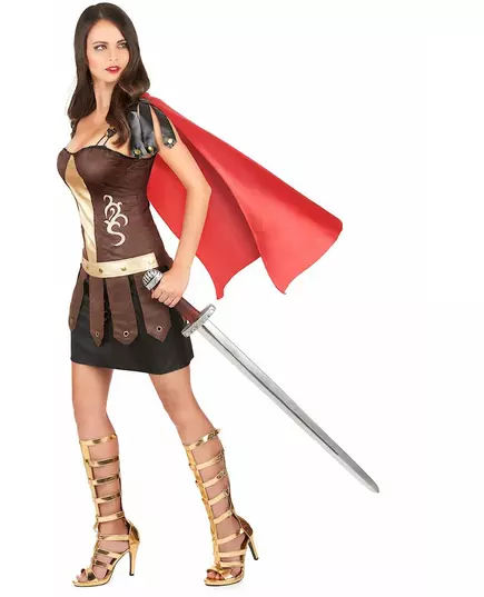 Kostium rzymskiego gladiatora dla kobiet, Rozmiar: X-Small, image 2