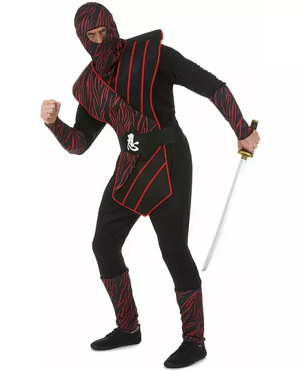Kostium płowy ninja dla mężczyzn, Rozmiar: X-Large, image 2