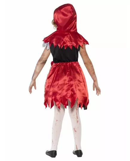 Kostium Zombie Czerwony Kapturek dla dziewczynki, Rozmiar: 7-9 lat (130/143 cm), image 2