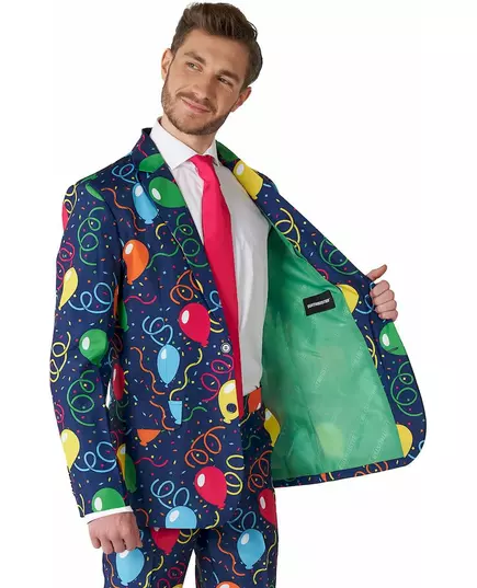 Suitmeister™ Męski Granatowy Garnitur Mr. Balloons, Rozmiar: Large (EU 52-54), image 2