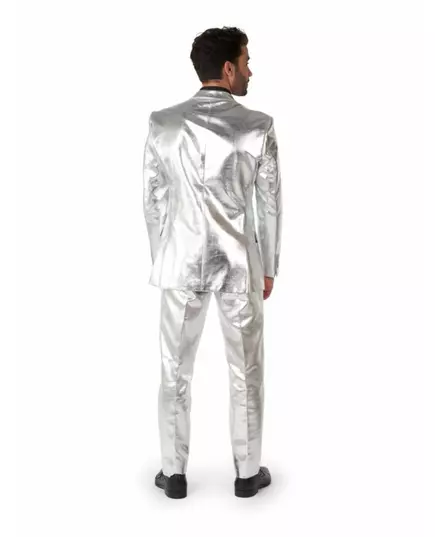 Męski srebrny garnitur Opposuits™ Mr. Shiny, Rozmiar: Large (EU 52-54), image 2