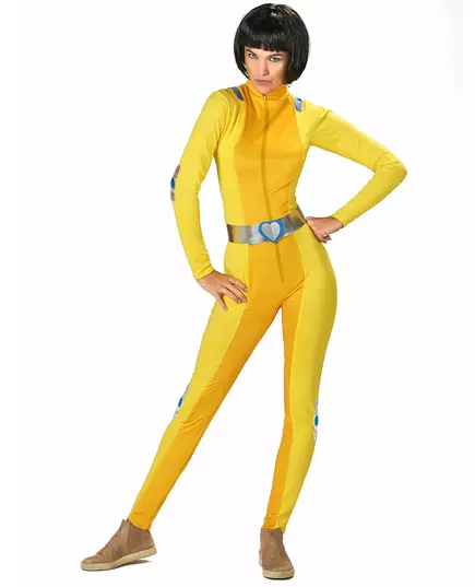 Kostium Totally Spies™ żółtym Alex dla kobiet, Rozmiar: XS, image 2