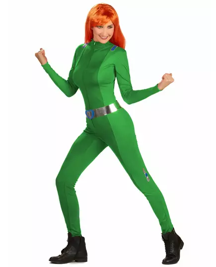 Kostium Totally Spies™ zielony Sam dla kobiet, Rozmiar: M, image 2