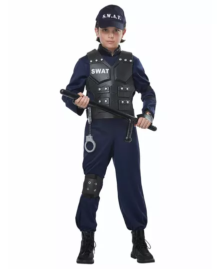 Kostium Swat deluxe dla dzieci, Rozmiar: 8-10 lat (140 cm), image 2