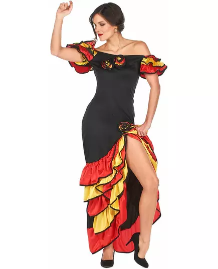 Kostium tancerki flamenco dla kobiet, Rozmiar: Medium/Large, image 3
