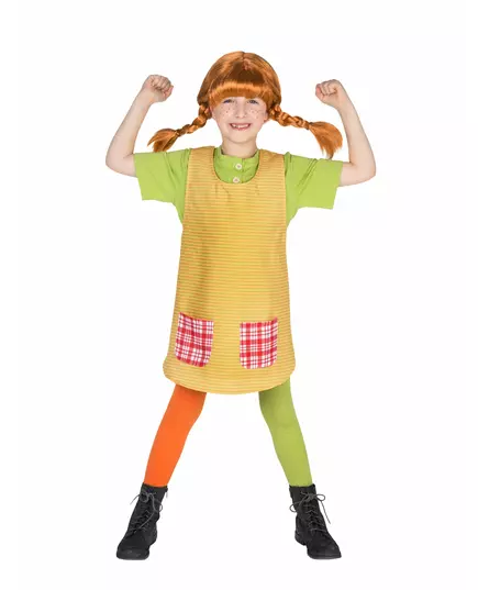 Kostium Pippi Pończoszanka™ dla dziewczynek, Rozmiar: 7-8 lat (122-128 cm), image 3